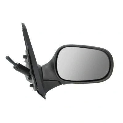 Abbildung von Außenspiegel Blic 5402 04 1115112P rechts schwarz mechanisch konvex RENAULT: CLIO 2, 2 Kasten