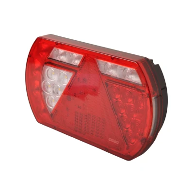Abbildung von LED Rücklicht mit intelligentem Widerstand Lucidity L26060 12 V links Zentraler Steckeranschluss 8 polig TrailerPlus Anhängerersatzteile