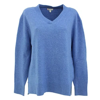 Abbildung von Street One MIT V Ausschnitt Strickpullover, Damen, Größe: 38, Blau