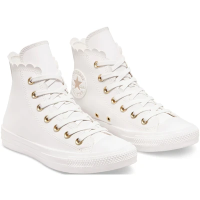 Abbildung von Converse Chuck Taylor ALL STAR Sneaker high, Damen, Größe: 36, Vintage white/egret/gold Kunststoff