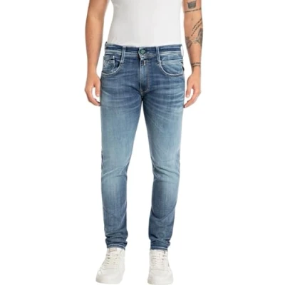 Abbildung von Replay Herren Jeans Anbass Slim Fit, Blau (Medium Blue 009 4), 28W / 32L