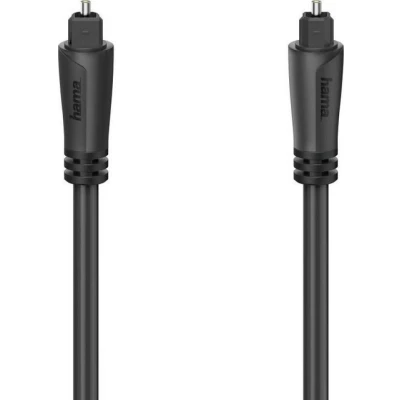 Abbildung von Hama Audio Lichtleiter Kabel, ODT Stecker (Toslink), 1,5m Kabel Toslink, (150 cm)