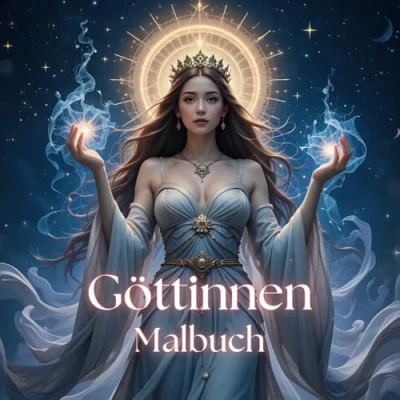 Abbildung von Göttinnen Malbuch: 50 wunderschöne Motive zum Ausmalen für Erwachsene zur Entspannung