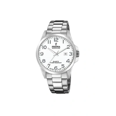 Abbildung von Festina Uhr Für Herren F20024/1 Swiss Made Silber Edelstahl Case SilberEdelstahl Band