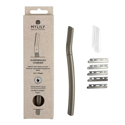 Abbildung von MYLILY Augenbrauen Rasierer inklusive 5 Klingen Silber 1 St