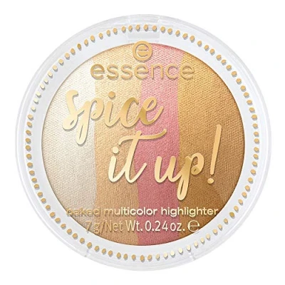Abbildung von Essence Spice it up! Baked multicolor highlighter Nr. 01 more is Inhalt: 7g Gebackener mehrfarbiges Puder