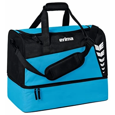 Abbildung von Erima Unisex Six Wings Sporttasche mit Bodenfach (7232316), Curacao/schwarz, L