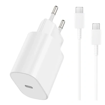 Abbildung von Schnellladegerät für Samsung Netzteil FastCharge 2M USB C Ladekabel Adapter Galaxy A55 A54 A53 A35 A34 A33 A32 A25 A24 A15 A14 S24 S23 S22 S21 S20 S10 Tab A9 A9+S9 S8 S7