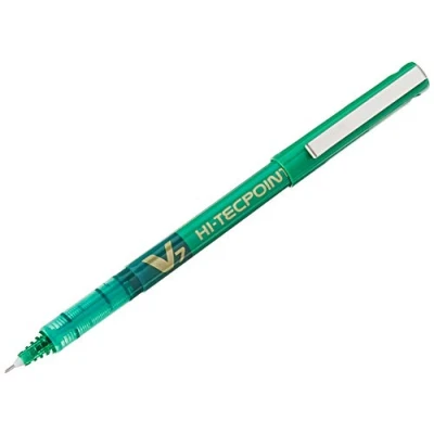Abbildung von Pilot V7 Tintenroller mit Nadelspitze 0,7 mm Schreibspitze 0,5 Strichbreite 12 Stück grün