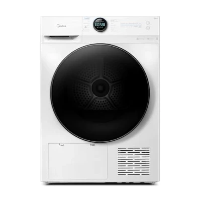 Abbildung von Midea MD20EH80WB A3 Wärmepumpentrockner/ 8 kg/EEK A+++ / UV Hygience/Knitterschutz/Sanfte Pflege/Auto Dry/Wollpflege/Auffrischen/Fernsteuerung/Startzeitvorwahl/Weiß