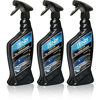 Abbildung von TENZI 3X Glasreiniger (600ml) Premium Auto &amp; Motorrad Scheibenreiniger, Keine Streifen klare Sicht, Antibeschlag Lotuseffekt, Abperleffekt für Autoscheibe, Fenster, Scheiben, Glas, streifenfrei
