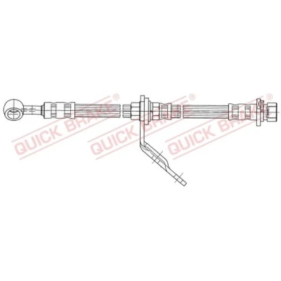 Abbildung von Bremsschlauch QUICK BRAKE 59.923