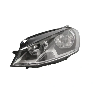 Abbildung von ALKAR 2751137 Scheinwerfer links H15, H7 mit Tagfahrlicht Elektromotor Gehäuse schwarzem Innenteil VOLKSWAGEN: Golf 7 Schrägheck