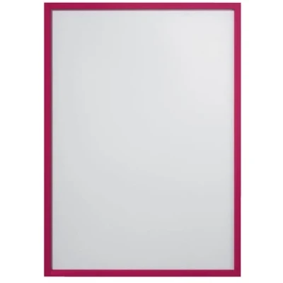 Abbildung von FRANKEN Dokumentenhalter Frame It ECO, DIN A4, magnetisch, 10 Stück, pink, ITH4M/10 07