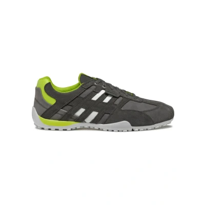 Abbildung von Geox Sneaker low, Herren, Größe: 44, Graphite lime green Schuhe