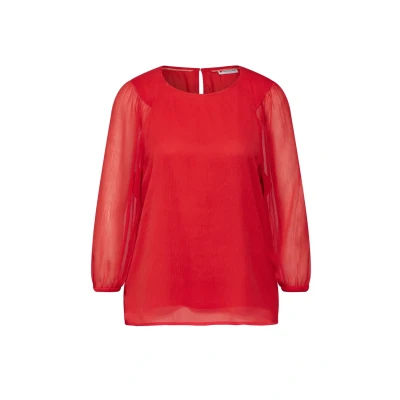 Abbildung von Street One Bluse, Damen, Größe: 34, Rot