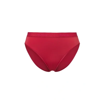 Abbildung von BeeDees Damen Slip Microfun Tai dunkelrot 40