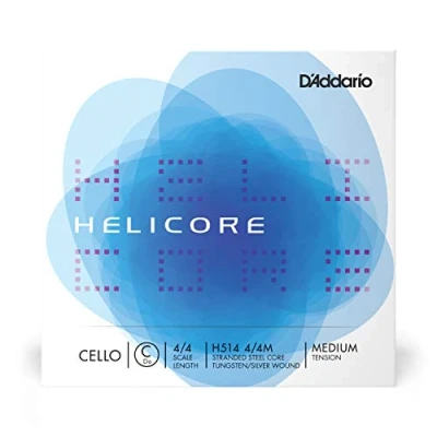 Abbildung von D&#039;Addario H514 4/4M Helicore Cello Einzelsaite &#039;C&#039; Wolfram/Silber 4/4 Medium