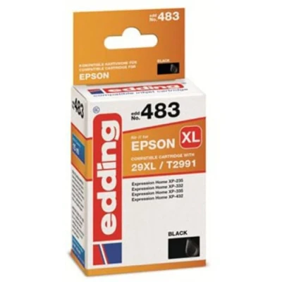 Abbildung von edding Druckerpatrone EDD 483 schwarz kompatibel zu EPSON 29XL / T2991XL