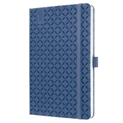 Abbildung von SIGEL J5101 Wochenkalender Jolie 2025, ca. A5, blau, Hardcover, Gummiband, Stiftschlaufe, Einstecktasche, 174 Seiten, vegan, aus nachhaltigem Papier, Terminplaner