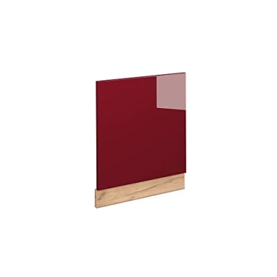 Abbildung von Vicco Frontblende Fame Line, Bordeaux Hochglanz/Goldkraft Eiche, 60 cm ohne Arbeitsplatte