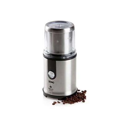 Abbildung von Domo DO723K Kaffeemühle, Edelstahl, 300 W, Silber