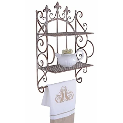Abbildung von Wandregal Eisenregal Landhausstil Regal Metallregal Vintage Antik aja081 Palazzo Exklusiv