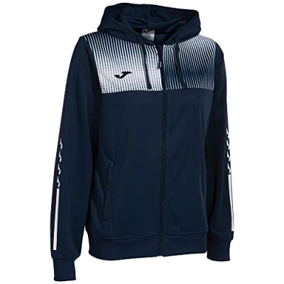 Abbildung von Joma Damen mit Frau Eco Supernova Kapuzenjacke, Weiß/Marineblau, XXS EU