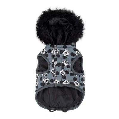 Abbildung von Disney Mickey Mouse Hundemantel Hundemäntelchen XS Grau Hundejacke Hundemant