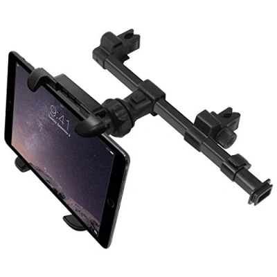 Abbildung von Macally HRMOUNTPRO B, Kopfstützen Autohalterung für alle iPad &amp; Tablet PCs, schwarz, bis 25 cm Breite, kompatibel zu 12,9&quot; Pro und Nintendo Switch