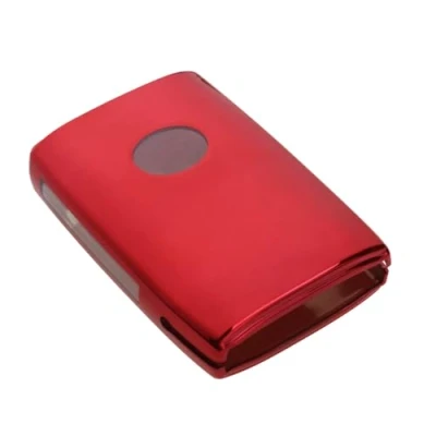 Abbildung von LT Easiyl TPU Silikon Autoschlüsselabdeckung 3 Knopf Fernbedienung Shell Tasche Schützend Kompatibel mit Mazda CX30(2019 2020) CX5 CX8 (2020) Rot