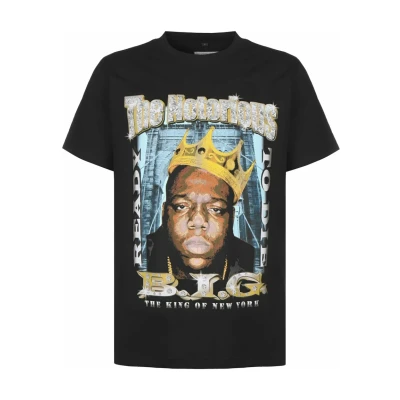 Abbildung von Upscale by Mister Tee Biggie Crown Tshirt print, Herren, Größe: Small, Black