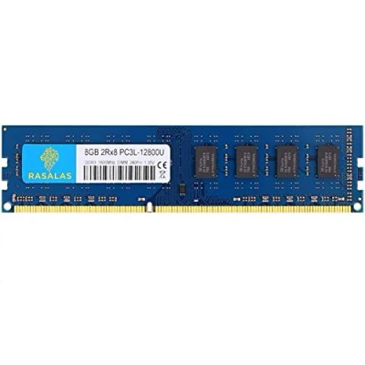 Abbildung von Rasalas 8GB PC3 12800U DDR3 1600 UDIMM DDR3L 12800 Desktop PC3L 1600MHz 240 Pin DIMM RAM 2RX8 CL11 1.35V Arbeitsspeicher für Computer