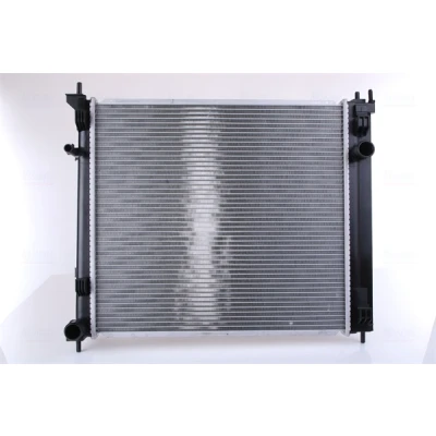 Abbildung von NISSENS 606950 Kühler, Motorkühlung Aluminium 486 444 27 Kühlrippen gelötet