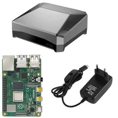 Abbildung von Raspberry Pi 4 Model B 8GB Argon One M.2 Desktop Kit