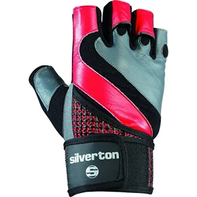 Abbildung von Silverton Erwachsene Handschuhe Power Grid, schwarz/Orange/Grau, XL