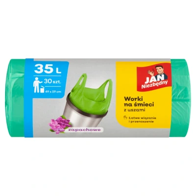Abbildung von Müllbeutel HDPE 35L Grün Blumenduft 1 Stk.