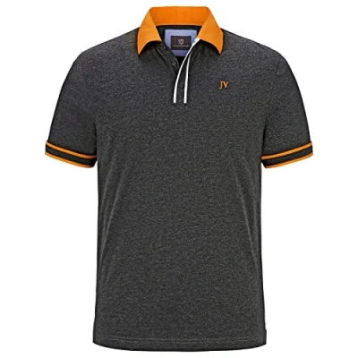 Abbildung von Jan Vanderstorm Isfried Poloshirt, Herren, Größe: XXL, Dunkelgrau