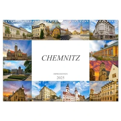 Abbildung von Chemnitz Impressionen (Wandkalender 2025 DIN A3 quer), CALVENDO Monatskalender