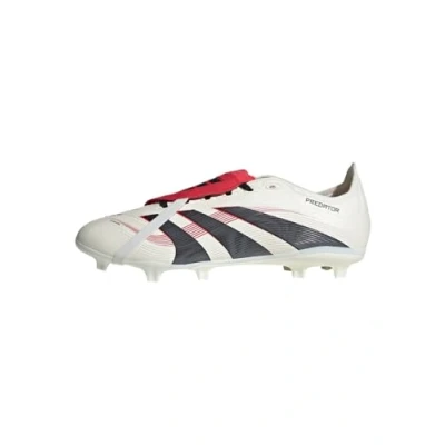 Abbildung von adidas Performance Predator League FOLD OVER Tongue FG/MG Fußballschuh Nocken offwhite/core black/pure ruby, Herren, Größe: 45 1/3 Schuhe