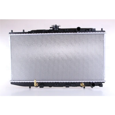Abbildung von NISSENS 622551 Kühler, Motorkühlung Aluminium 324 668 16 Kühlrippen gelötet HONDA: CRX 2, CIVIC 4 Hatchback, Stufenheck