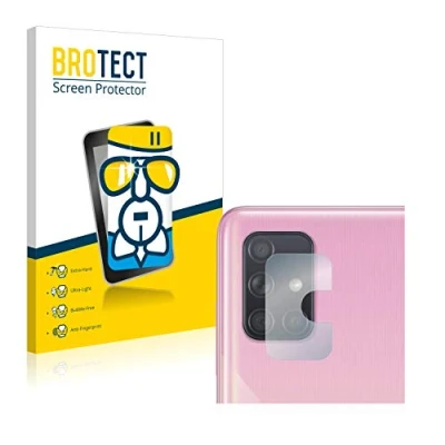 Abbildung von BROTECT Schutzglas für Samsung Galaxy A71 (NUR Kameraschutz) Schutzfolie Panzer Folie Glas [Extrem Kratzfest 9H, Anti Fingerprint, Ultra Transparent]