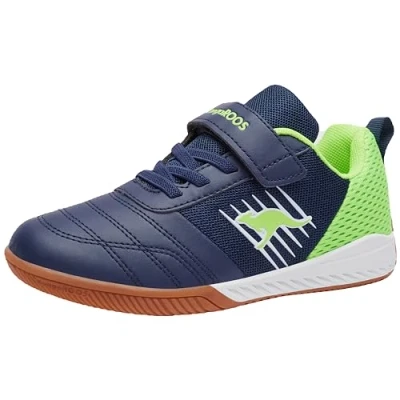 Abbildung von KangaROOS Unisex Kinder K5 super Court Ev Sneaker, Dark Navy Lime 4054, 27 EU