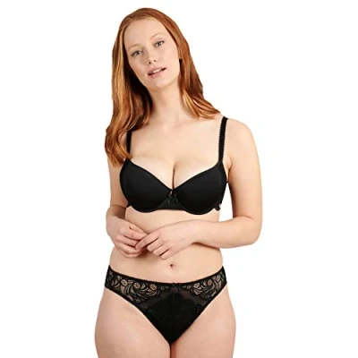 Abbildung von Sans complexe Damen Ariane Halbschalen BH, (Noir 4), 70D (Herstellergröße: 85D)