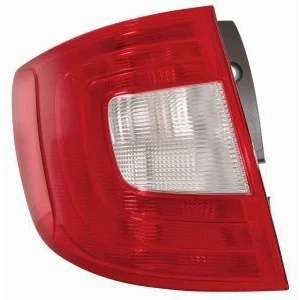 Abbildung von ABAKUS 665 1920R UE Rückleuchte rechts W16W, P21W, RY10W Rot ohne Lampenträger, Glühlampe SKODA: Superb II Kombi