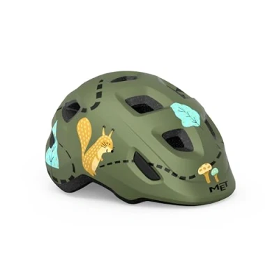 Abbildung von MET Unisex Jugend Hooray Kinderhelme, Green Forrest, S/M / 52 55cm