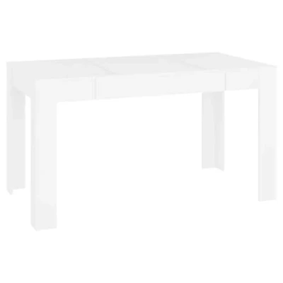 Abbildung von vidaXL Esstisch mit simplen Linien Küchentisch Esszimmertisch Speisetisch Tisch Esszimmer Küche Esszimmermöbel Weiß 140x74,5x76cm Holzwerkstoff