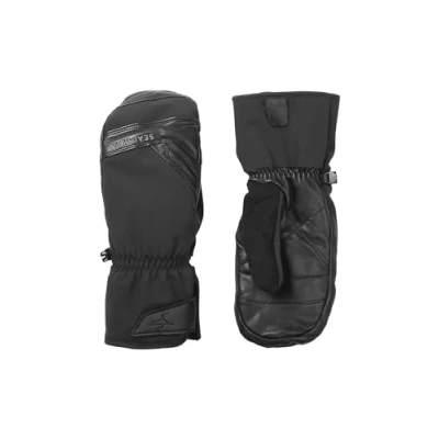 Abbildung von SEALSKINZ Swaffham Herren Fingerhandschuhe, wasserdicht, extrem kaltes Wetter, isoliert, mit Fusionskontrolle, Schwarz, M