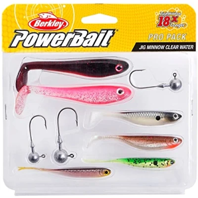 Abbildung von Berkley Powerbait Pro Pack Jig Minnow Clear Water Kunstköder Set