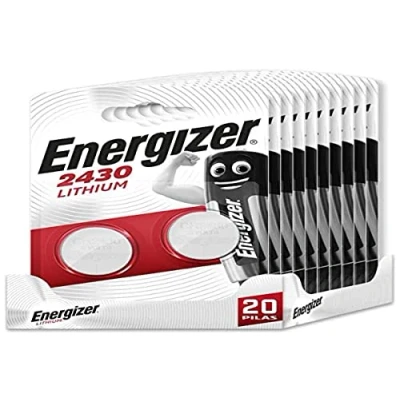 Abbildung von Energizer Packung mit 20 speziellen 2430 Batterien für einen Bedarf, kein Quecksilber und Leistung kleine Geräte